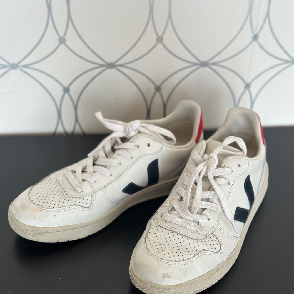 Veja Women V-10 Sneakers Extra-White/Nautico/Pekin